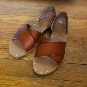 SOLD Vegan Leather Sandals